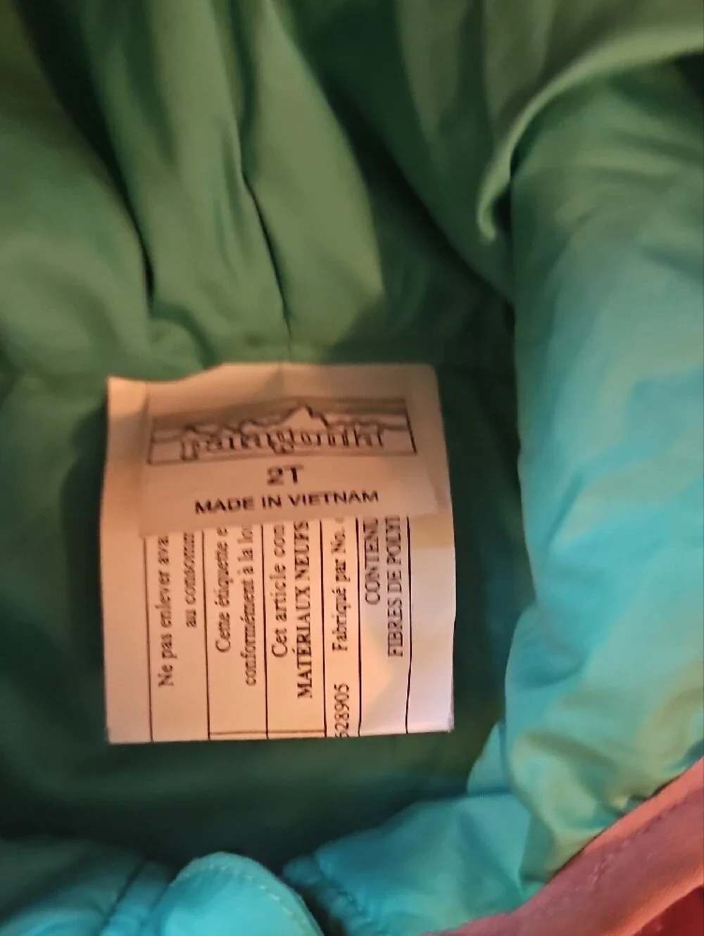 Patagonia Teal Kids Puffer Jacket And Snow Pants